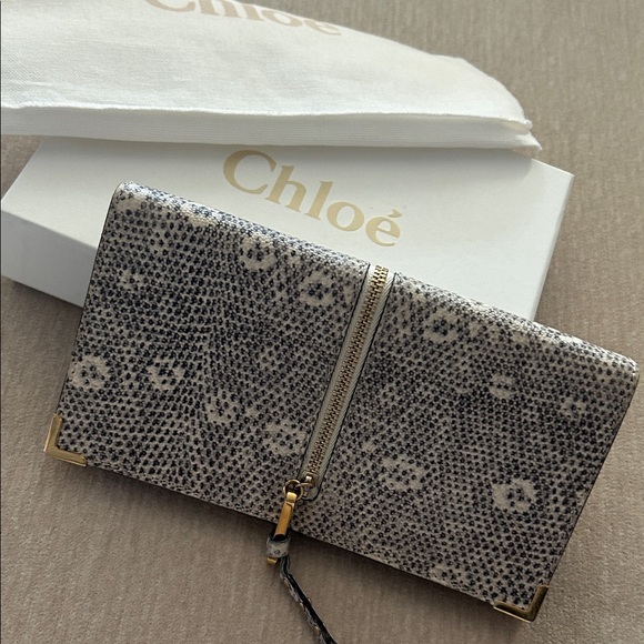 Chloe Handbags - Chloe Gray and Black Wallet